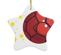 Albero di Natale in ceramica appeso stella ornamento WHJSSF The Ball in the Stars Picture può aggiungere un tocco romantico a festival o feste