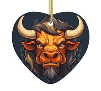 Albero di Natale in ceramica Hanging Love Pendant DDCXZPP Beautiful Cow Head stampe case, centri commerciali, supermercati e negozi