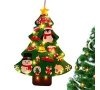 Albero di Natale in feltro per bambini Decorazioni Per Feste Con A Stringa