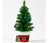 Albero di Natale in Filo 120 cm Palline Natalizie Alberello Natalizio Addobbato