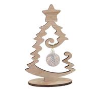Albero Di Natale In Legno - Ornamenti Per L'albero Decorazioni Da Tavolo Rustiche | Ornamenti Creativi Con Palline Di Natale, Albero Di Natale Da Tavolo Stabile Albero Di Natale In Legno In Pi