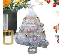 Albero di Natale in miniatura - Decorazioni per feste - Albero di Natale artificiale con stella in cima - per interni invernali feste e feste, caminetto, tavolo centro tavolo