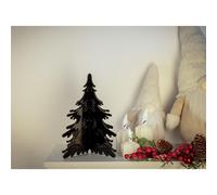Albero Di Natale in plexiglass MEDIUM dimensioni 21x21x h 25 cm - Colore Nero nero