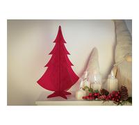 Albero Di Natale in plexiglass SMALL dimensioni 17,5x17,5x h 25 cm - Colore rosso rosso