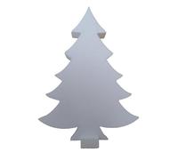 ALBERO DI NATALE IN POLISTIROLO CON BASE, ALTO CM. 180 LARGO CM. 80 SPESSORE 7,5 CM. SI PRESENTA IN 2 PEZZI AD INCASTRO, + BASE DECORAZIONE NATALIZIA CASA NEGOZIO SCUOLA