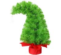 Albero di Natale in PVC verde flessibile decorazione scrivania 30 cm 45 cm