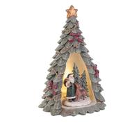 ALBERO DI NATALE IN RESINA CON LED