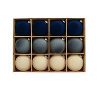 Albero di Natale in velluto, collezione dodici floccanti ornamento per albero di Natale, decorazione invernale, festa, matrimonio, casa, giardino, soggiorno, cameretta dei bambini, regola