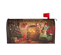 Albero di Natale Interno Camera Camino Coperture per cassette postali Coperture per cassette postali Involucri magnetici per cassette postali Copertura per cassetta delle lettere Standard Oversize 2