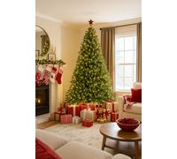 Albero Di Natale Irpinia 270 Cm Pvc Con Sistema A Ombrello Realistico