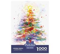 Albero di Natale Jigsaw 1000 Pezzi Regali di Natale Per Adulti Puzzle Per Gioco Familiare Gioco Education Regalo Per Amore E Amico Decorazione Interna Unica Stress Relief 70x50cm/1000pcs