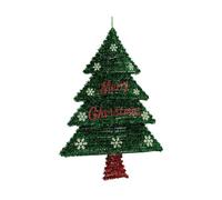 Albero di Natale Krist+ 19CH147-L Rosso Verde Argentato Argento polipropilene