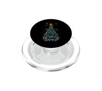 Albero di Natale Luci Note Musicali Albero di Natale Musicale Musicista PopSockets PopGrip per MagSafe