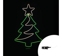 Albero di Natale luminoso da 60cm Led Neon Flex da esterno Wisdom