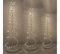 Albero di natale luminoso da esterno luci led per decorazioni natalizie casa gia