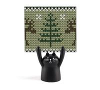 Albero di Natale Marrone Alce Modello Modello Memo Holder Cartoon Nero Gatto Stand Decorazione