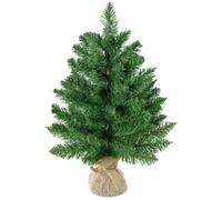 Albero di Natale Mini 55cm con 50 Rami Folti e Aghi Realistici in PVC