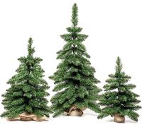 Albero di Natale mini piccolo pinetto TIMMY PVC Verde pvc base yuta 60 90 120 cm
