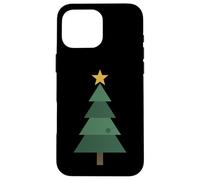 Albero di Natale Minimal con Stella Custodia per iPhone 16 Pro Max