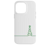 Albero di Natale minimalista e stella, atmosfera invernale Custodia per iPhone 14 Pro Max