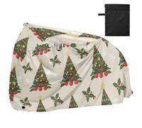 Albero di Natale Modello Copertura per Bici Resistente ai raggi UV Cyclette Copertura Accessori Bici