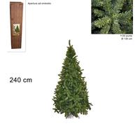 ALBERO DI NATALE MODELLO PINO IMPERATORE COLORAZIONE VERDE DI VARIE DIMENSIONI