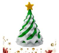 Albero di Natale multicolore stampato in 3D impilabile a, crea una forma a cono impossibile, allevia lo stress e allevia l'ansia, regalo decorativo per scrivanie e tavoli da pranzo in famiglia