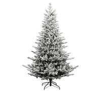 ALBERO DI NATALE NOEL FLOCCATO H.180CM