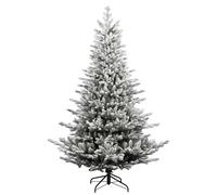 ALBERO DI NATALE NOEL FLOCCATO H.210CM
