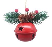 'albero Di Natale - Ornamenti A Sospensione Dorata, Decorazione Di Campane Jingle Glitter Con Fiocco A Nastro, Splendente Albero Di Natale Ad Accenti Per Le Vacanze | Display Interno Per C