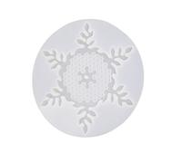 Albero di Natale Ornamento Resina epossidica Fiocco di Neve Pendente Appeso Stampo in Silicone Antiaderente per la creazione di gioielli Stampo per Charm