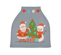 Albero Di Natale Passeggino Tettoia Copri Seggiolino Copertura Infermieristica Auto per Bambini per L'Allattamento Al Seno Morbido Traspirante Elastica Tettuccio