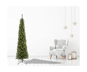 Albero di Natale Pencil Pine - 210 cm con Luci LED