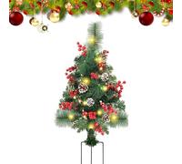 Albero di Natale Preilluminato con Luci - 8 Modalità Decor per Giardino e Paesaggio - Luci Per Albero Di Natale Da Esterno - Per Il Giardino, Il Portico, Sentiero, La Casa, La Terrazza, Pra