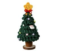 Albero Di Natale Realistico - Albero Di Natale All'uncinetto A 7 Strati Con Gradiente Di Colori | Decorazioni Festive per Auto Casa Tavolo | Per Interni Casa Appartamento Auto Portico
