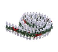 albero di Natale recinto - Recinzione decorativa in legno, accessori da giardino fatata in miniatura | Decorazione per feste luminosa a LED, decorazione ideale per la casa di vacanza, display