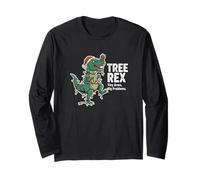 Albero di Natale Rex Tiny Arms Big Problems Divertente Maglia a Manica
