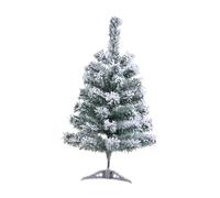 Albero di Natale ricoperto di neve, consigli per decorazioni natalizie per