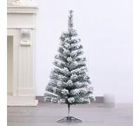 Albero di Natale ricoperto di neve, consigli per decorazioni natalizie per