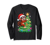Albero di Natale Scimmia Occhiali da Sole Scimmie Maglia a Manica