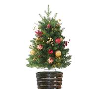 Albero Di Natale - Si In Modo Realistico Con Timer E 8 Modalità | Albero Di Natale Preto Per Le Feste,Per Giardino Cortile Cortile Posteriore Prato Patio Interno Esterno Soggiorno