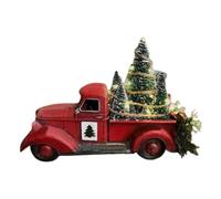 Albero di Natale sospeso ornamento Pickup Truck 3D | Veicoli Casa Cucina Ornamento di Natale | Resina Luce Festivo Fascino Decorazione per Feste Casa Attività al Coperto Festival Incontro all'aperto