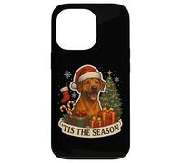 Albero di Natale Tis The Season Rhodesian Ridgeback Dog Custodia per iPhone 13 Pro