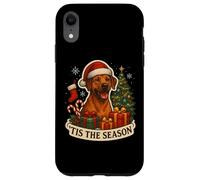 Albero di Natale Tis The Season Rhodesian Ridgeback Dog Custodia per iPhone XR