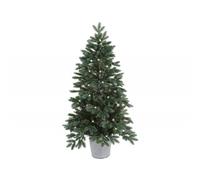 Albero di Natale Trondheim Illuminato h120Ø65cm PE+PVC