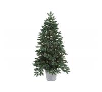 Albero di Natale Trondheim Illuminato h120Ø65cm PE+PVC