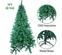 Albero di Natale verde 150 180 210cm abete artificiale albero artificiale
