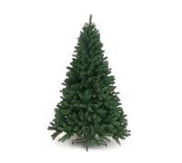 Albero di natale verde Alta Badia cm 180 210 230 270 super folto ad ombrello (180 cm)