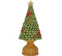 Albero di natale verde in resina decorazioni addobbi natalizi idea regalo per or