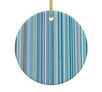 Albero di Natale verticale della stampa delle strisce ceramiche che appende l'ornamento di Natale per la casa, centro commerciale, vacanza